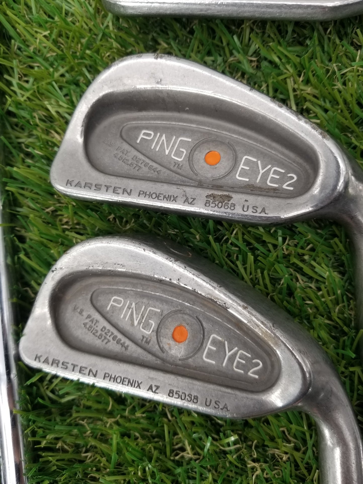 PING EYE 2 IRON SET 2-PW,SW REGULAR PING KATRSEN STEEL SHAFT ORANGE DOT FAIR