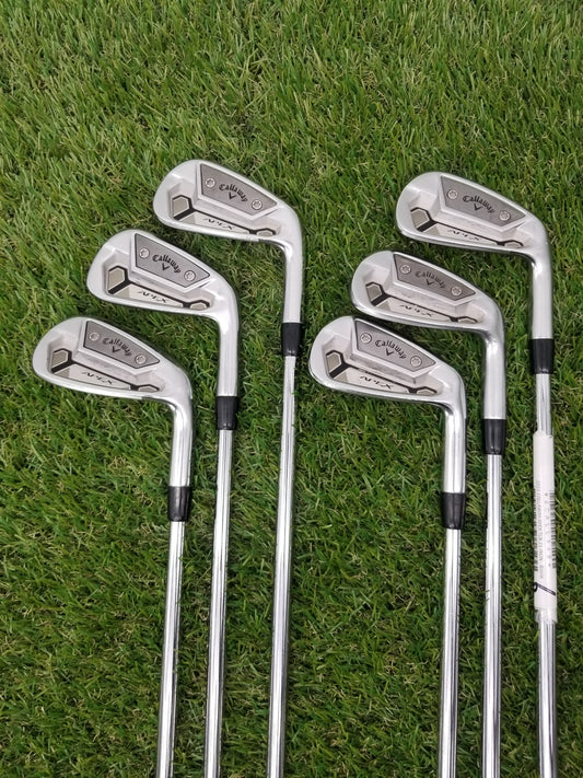 2021 CALLAWAY APEX TCB 21 IRON SET 5-PW STIFF NIPPON N.S.PRO MODUS 3 GOOD