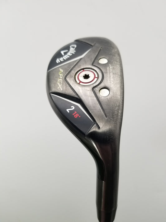 2019 CALLAWAY APEX 19 2 HYBRID 18* SENIOR UST MAMIYA RECOIL ES 65 +HC VERYGOOD