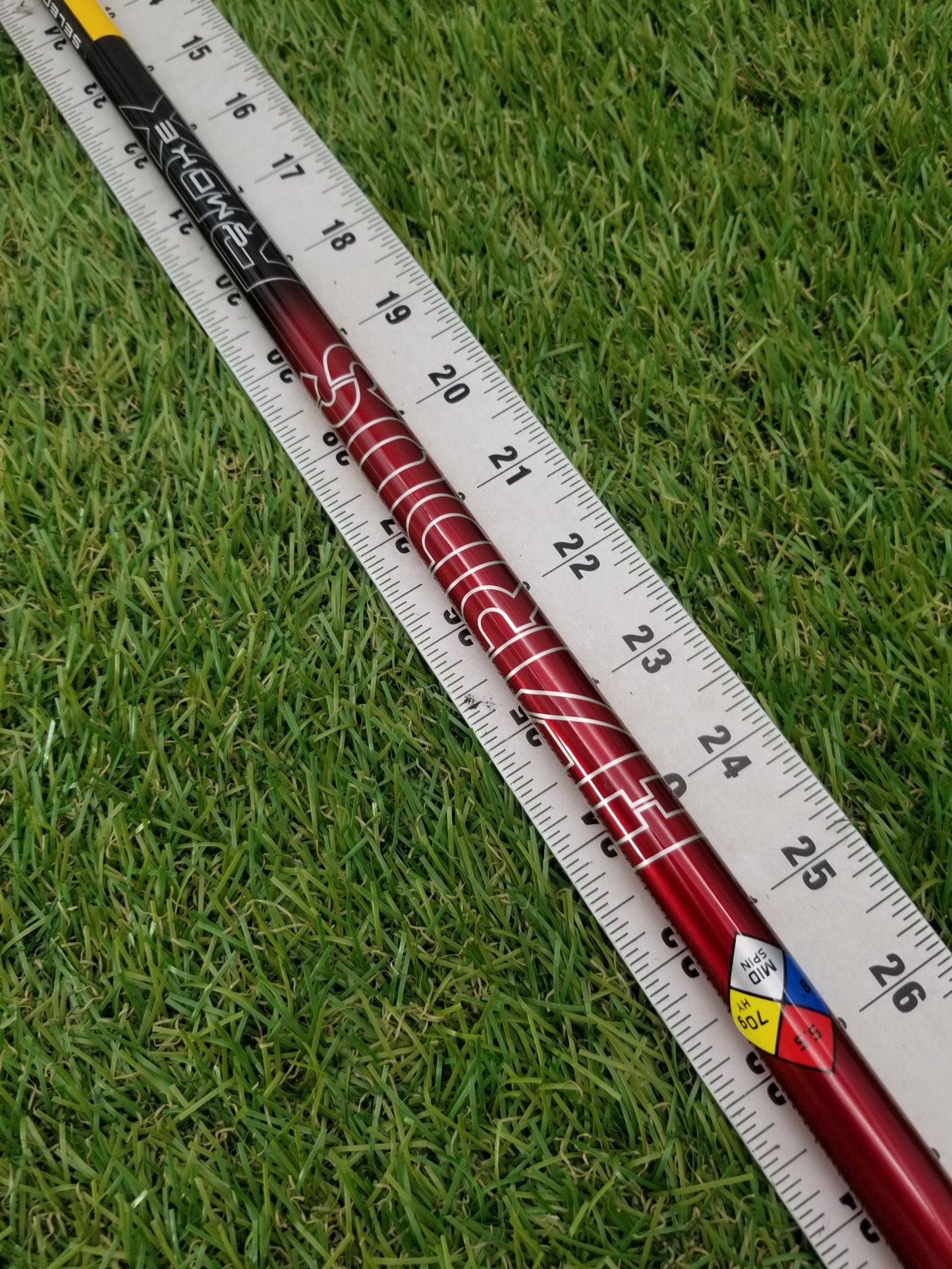 PROJECT X HZRDUS SMOKE RDX RED HYBRID SHAFT REGULAR 70G TAYLORMADE 39" VERYGOOD