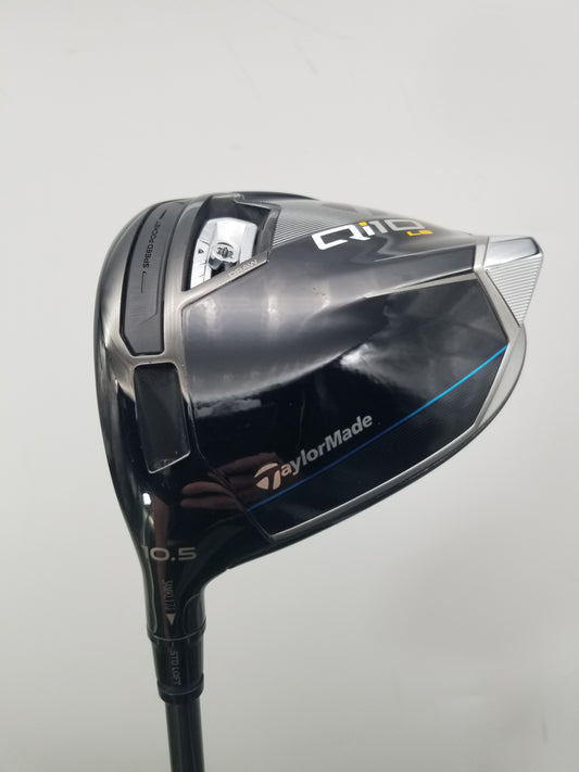 LEFTY 2024 TAYLORMADE QI10 LS DRIVER 10.5* STIFF EVENFLOW RIPTIDE 60G DEMO