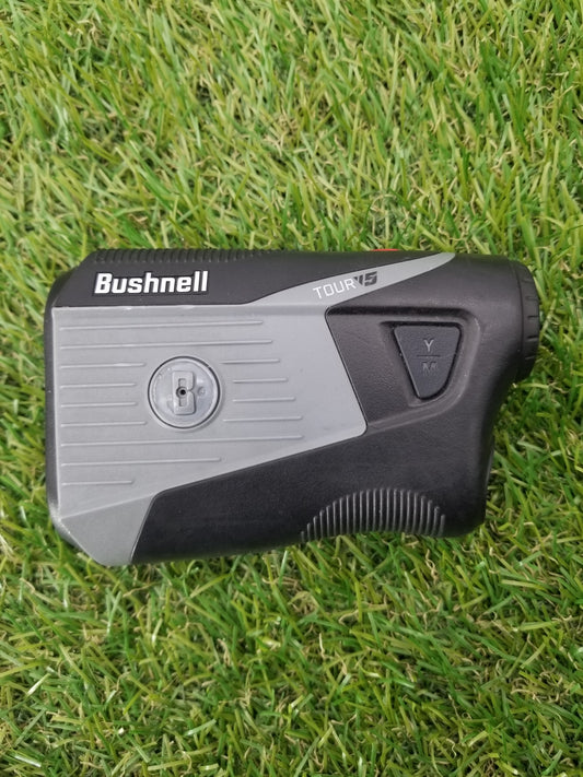 BUSHNELL TOUR V5 RANGEFINDER 6X MAGNIFICATION WITH SLOP MAGNETIC CART MOUNT