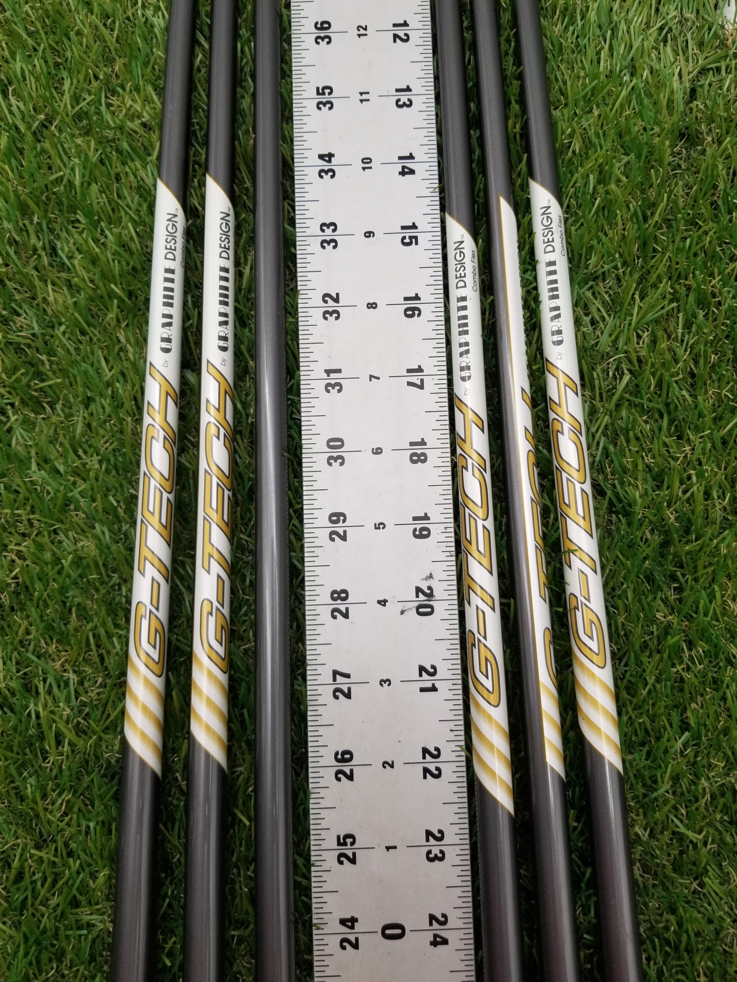 GRAPHITE DESIGN G-TECH IRON SHAFT 6PC COMBO LADIES/SENIOR FLEX .355 TIP VERYGOOD