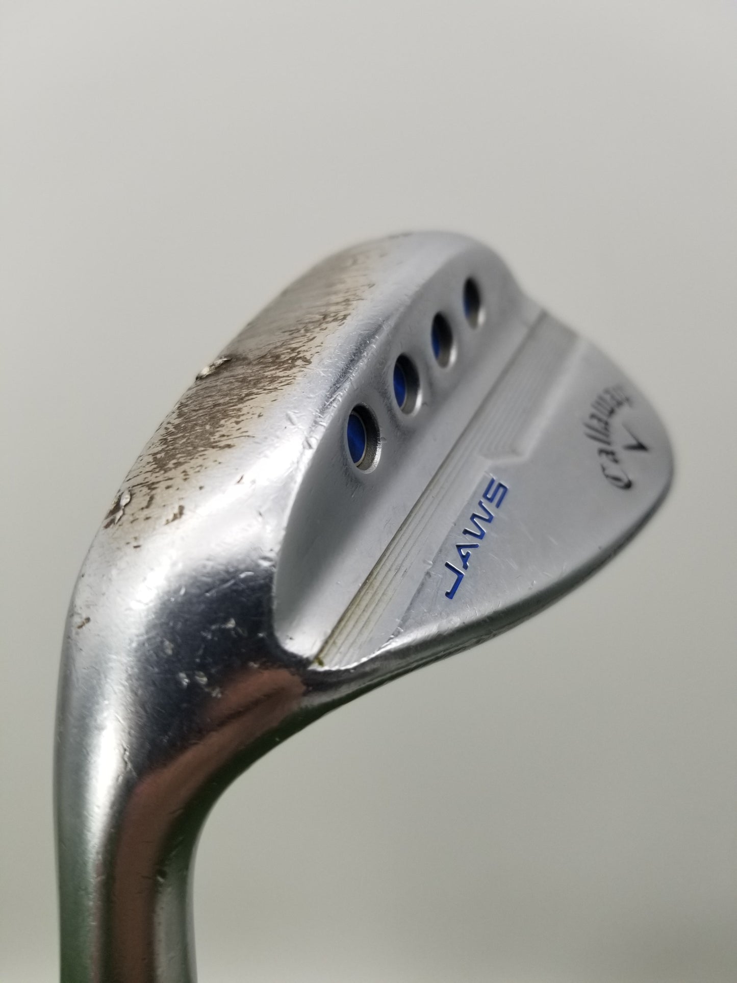 LEFTY 2019 CALLAWAY JAWS MD5 PLATINUM CHROME WEDGE 56/10S STIFF DYN.GOLD TI POOR