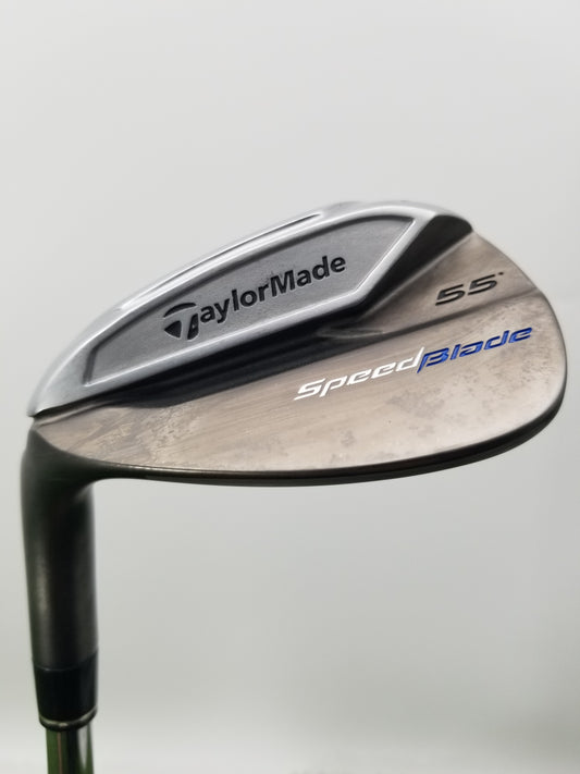 LEFTY 2013 TAYLORMADE SPEEDBLADE SAND WEDGE 55* STIFF SPEEDEBLADE 35.5" DEMO