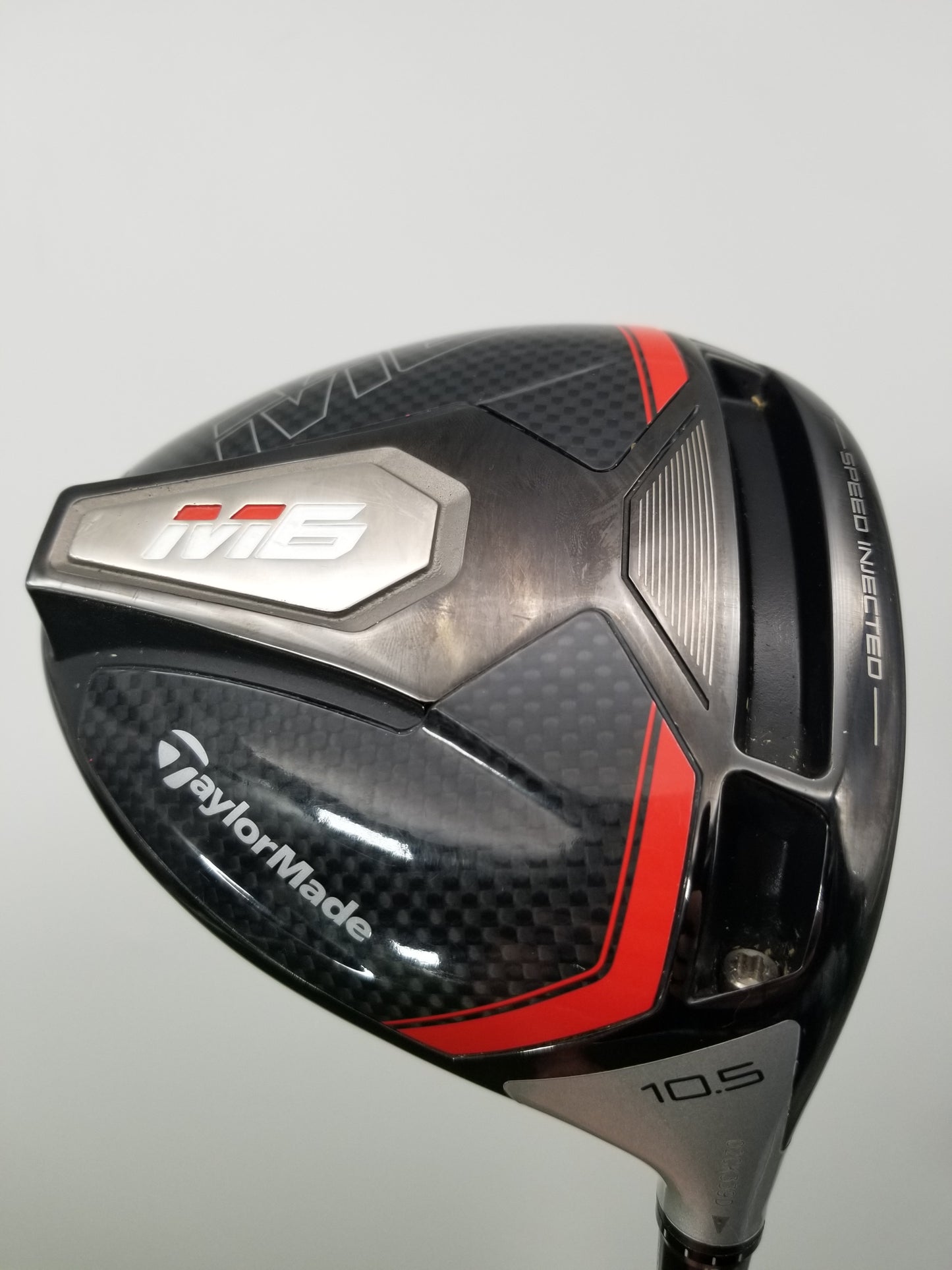 2019 TAYLORMADE M6 DRIVER 10.5* REGULAR FUJIKURA ATMOS RED 45.5" +HC VERYGOOD