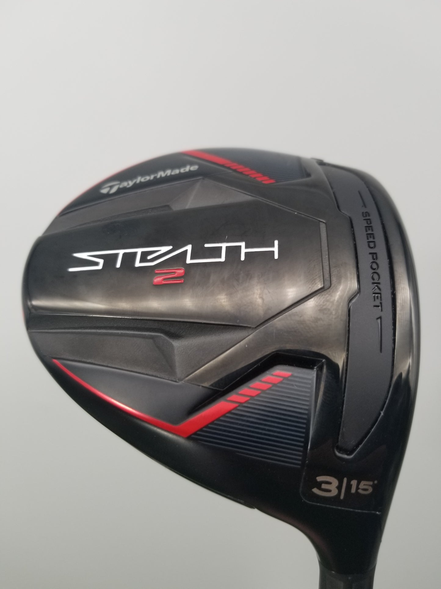 2023 TAYLORMADE STEALTH 2 3 WOOD 15* EXTRA STIFF HZRDUS BLACK GEN 4 42.5" DEMO