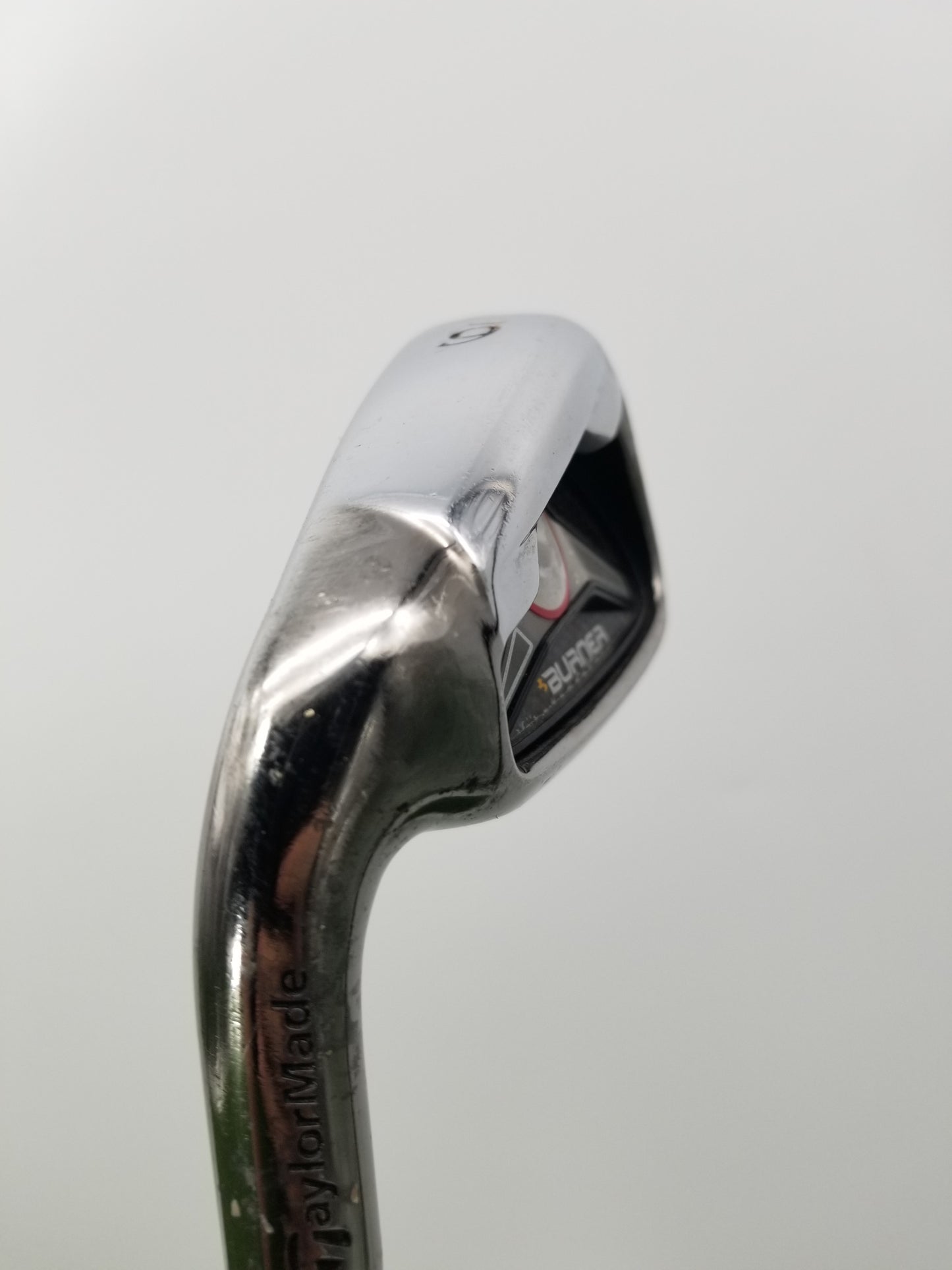 LEFTY 2009 TAYLORMADE BURNER 6 IRON SENIOR STEEL SHAFT 37.5" GOOD