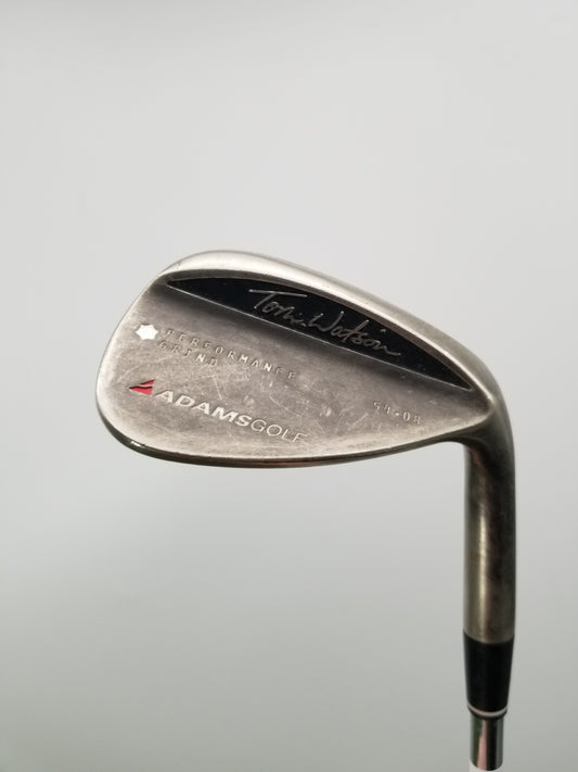 2012 ADAMS TOM WATSON PERFORMANCE GRIND WEDGE 54*/08 WEDGE FLEX STEEL 35" GOOD