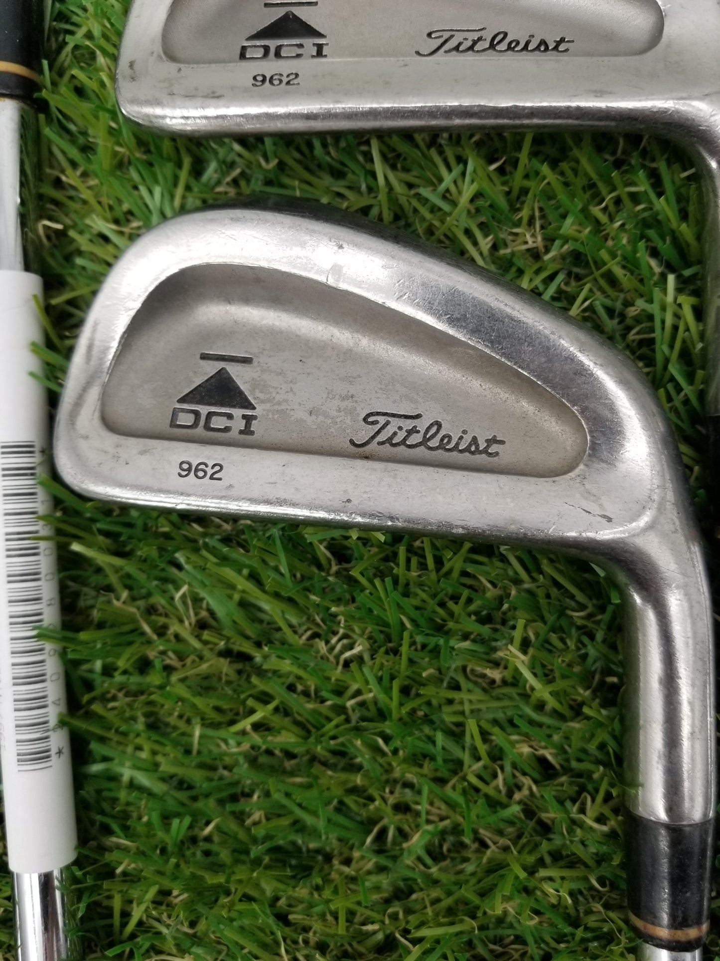 1997 TITLEIST DCI 962 IRON SET 3-PW (NO 6 IRON) STIFF STEEL SHAFT FAIR