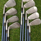 TAYLORMADE V721 IRON SET 4-PW,AW,SW REGULAR FLEX-TWIST GRAPHITE GOOD