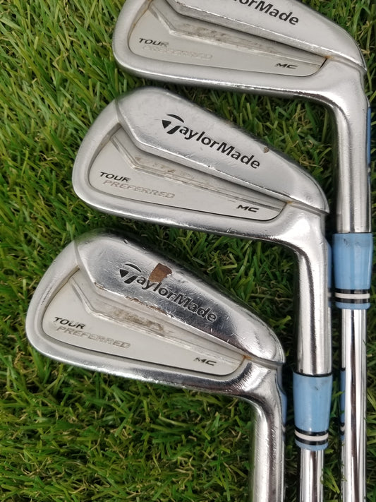 2014 TAYLORMADE TP MC IRON SET 3-PW EXTRA STIFF KBS 130 FAIR