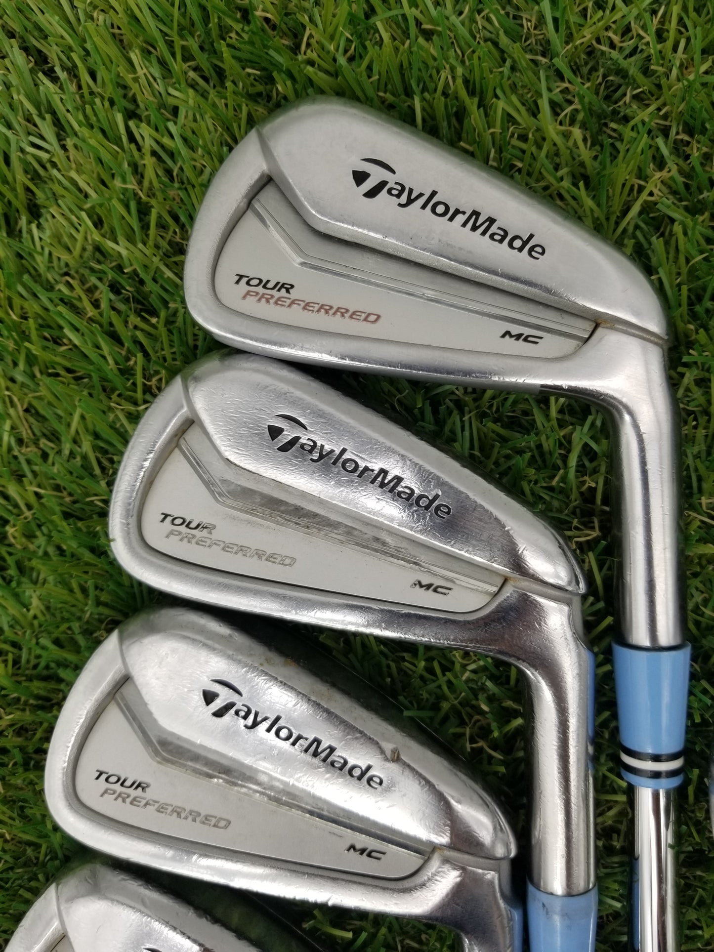 2014 TAYLORMADE TP MC IRON SET 3-PW EXTRA STIFF KBS 130 FAIR