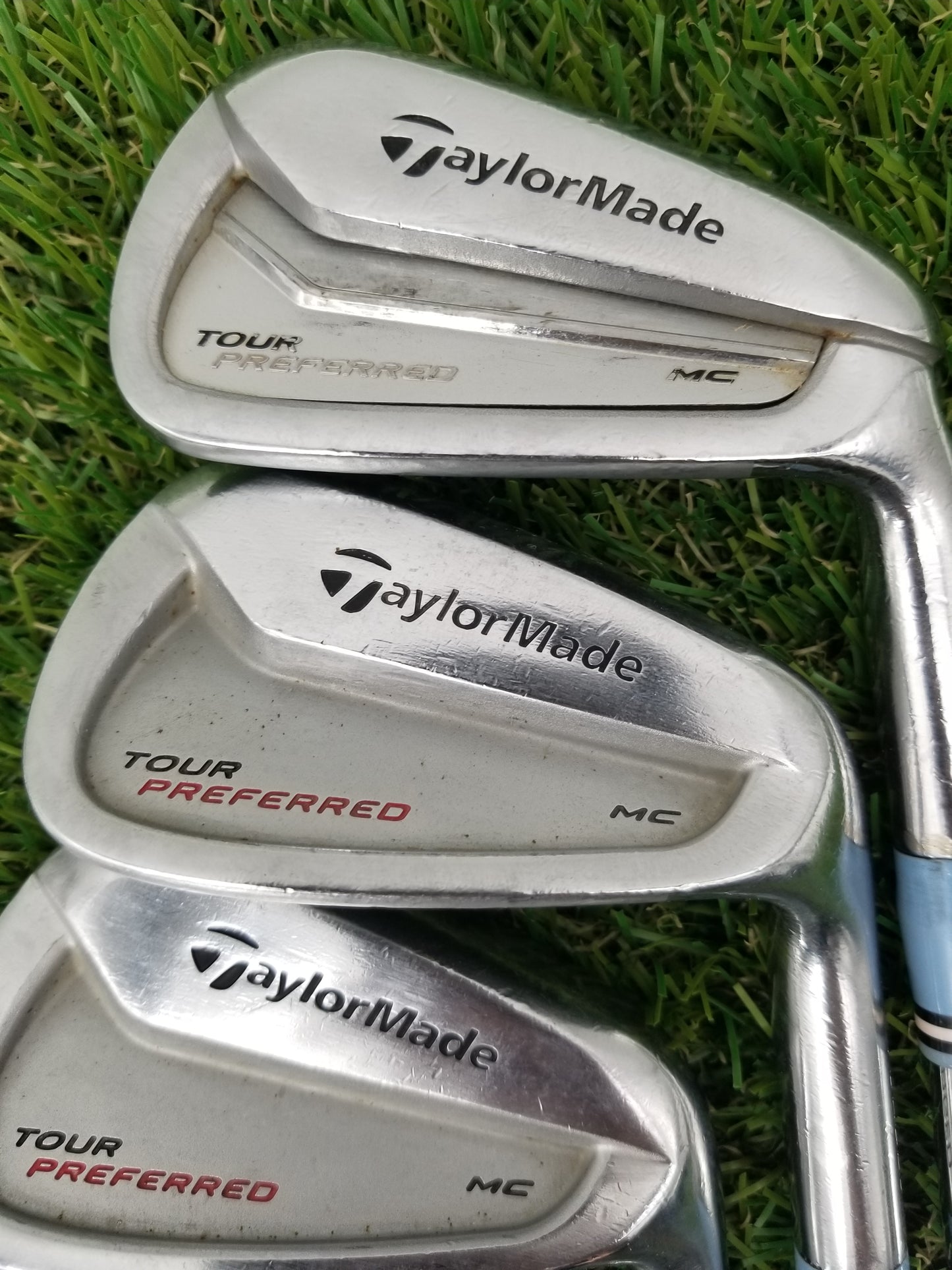 2014 TAYLORMADE TP MC IRON SET 3-PW EXTRA STIFF KBS 130 FAIR