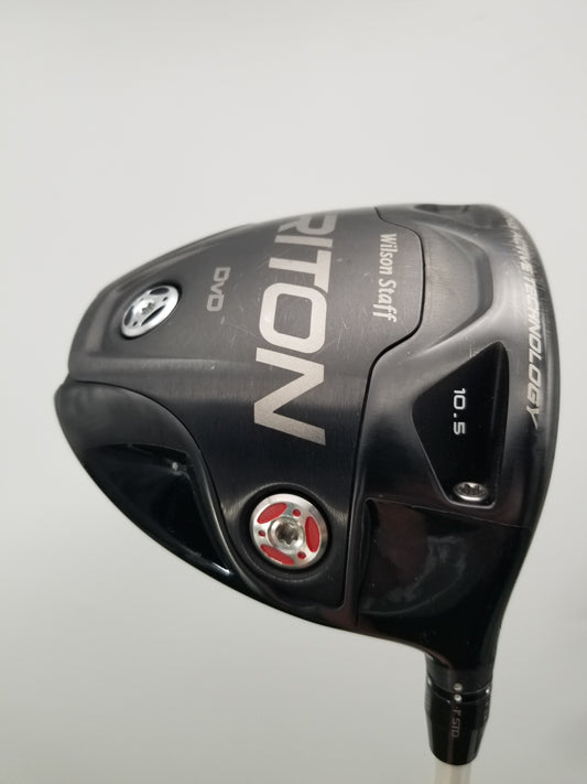 WILSON STAFF TRITON DRIVER 10.5* REGULAR ALDILA ROGUE BLACK 95 MSI +HC GOOD