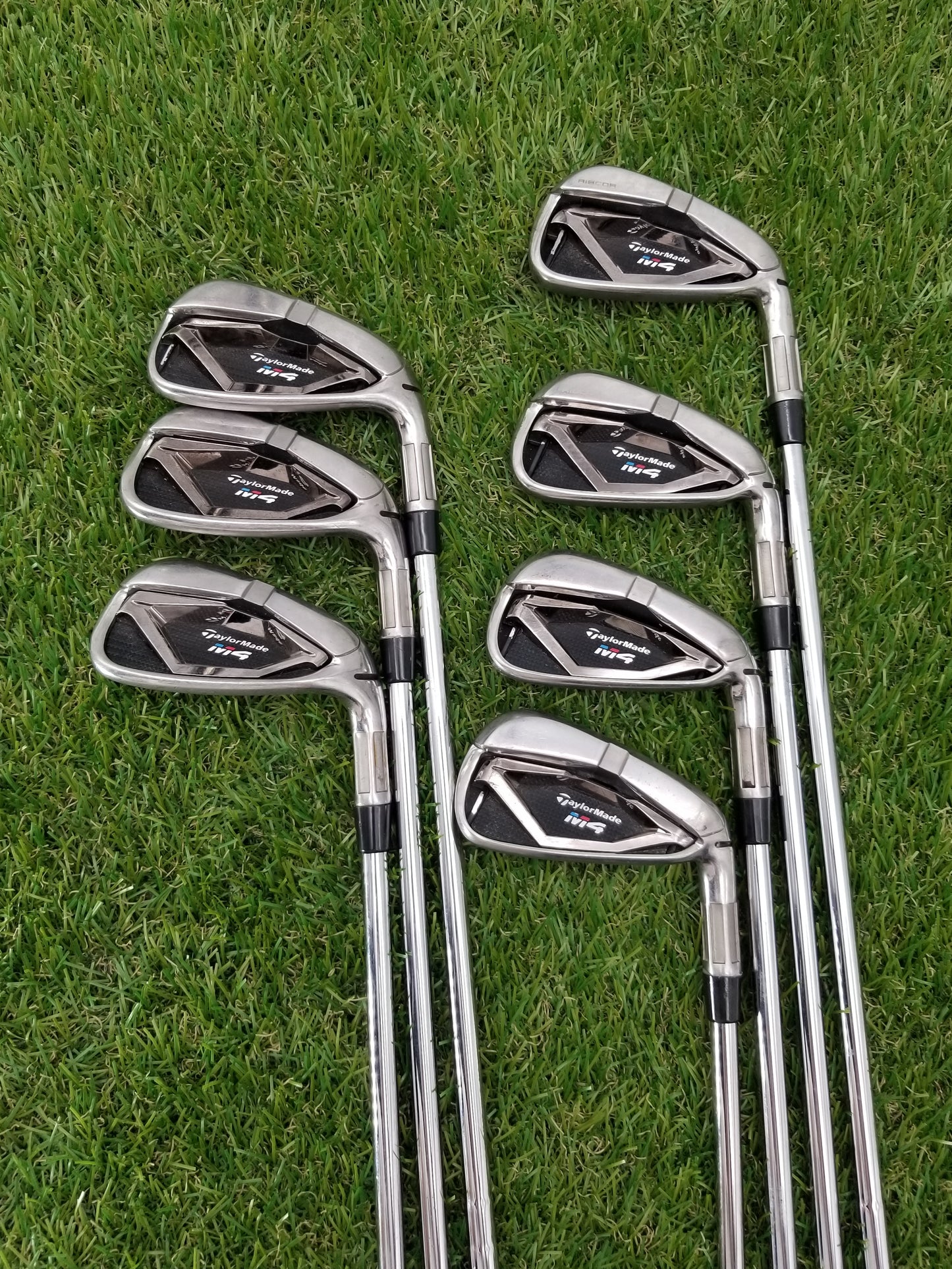 2018 TAYLORMADE M4 IRON SET 4-PW REGULAR KBS MAX 95 GOOD