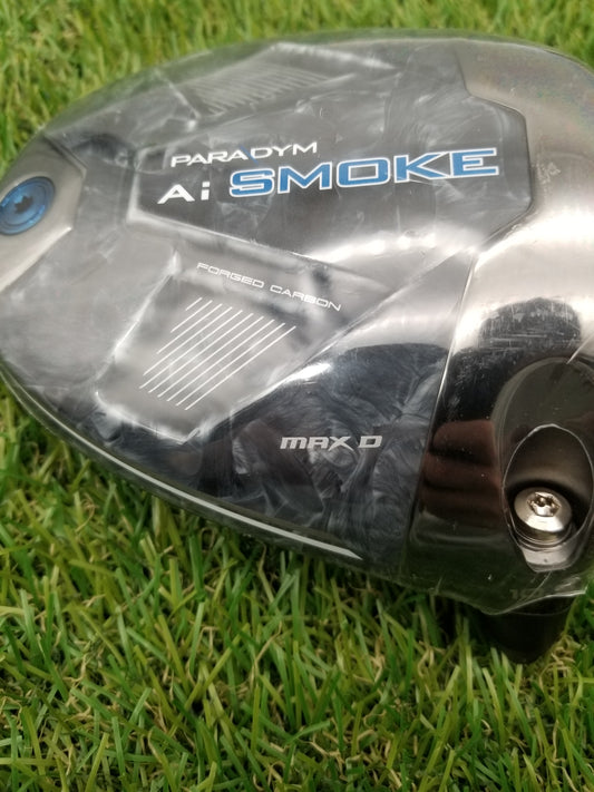 NEW 2024 CALLAWAY PARADYM AI SMOKE MAX D DRIVER 10.5* CLUBHEAD BRANDNEW