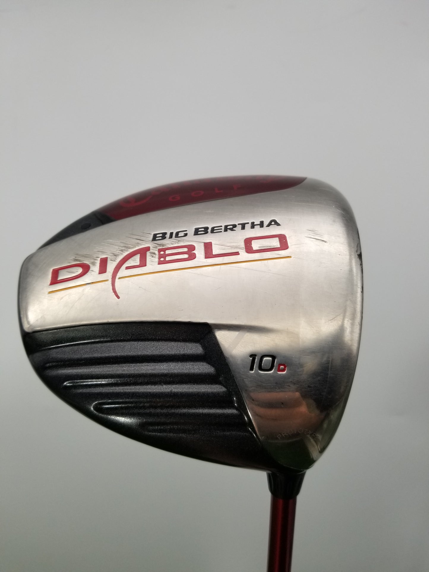 2009 CALLAWAY BIG BERTHA DIABLO DRIVER 10* REGULAR ALDILA DVS 65G GOOD