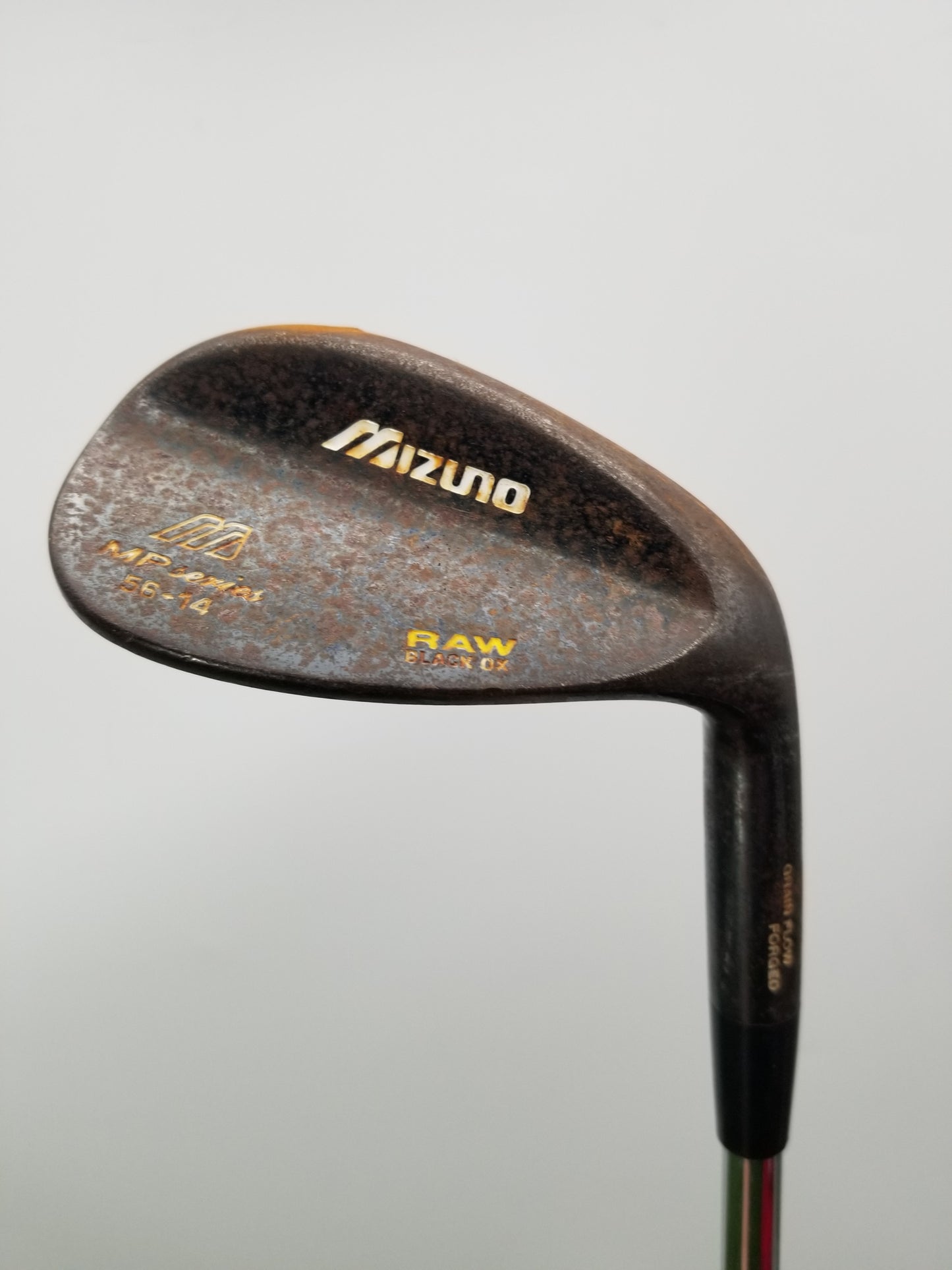 MIZUNO MP SERIES RAW BLACK OX WEDGE 56/14 WEDGE FLEX DYNAMIC GOLD 35" GOOD