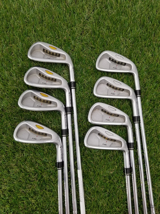 2005 TAYLORMADE RAC LT IRON SET 3-PW REGULAR T-STEP 110G GOOD