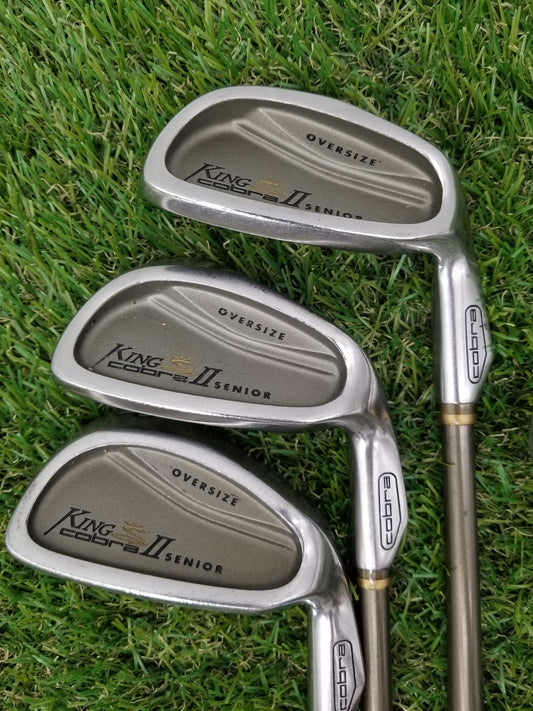 1997 COBRA KING COBRA II SENIOR IRON SET 6-PW SENIOR INTEGRATED IQ SYSTEM FAIR