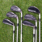 2009 CLEVELAND HIBORE BLOOM XLI IRON SET 5-9,SW LADIES GRAPHITE DESIGN YSQT FAIR