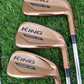 2020 COBRA KING FORGED TEC IRON SET 5-PW STIFF TRUE TEMPER DYNAMIC GOLD GOOD