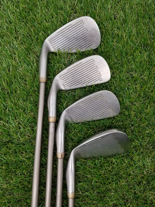 1999 COBRA GRAVITY BACK IRON SET 5,7,9,PW LADIES COBRA GRAPHITE GOOD