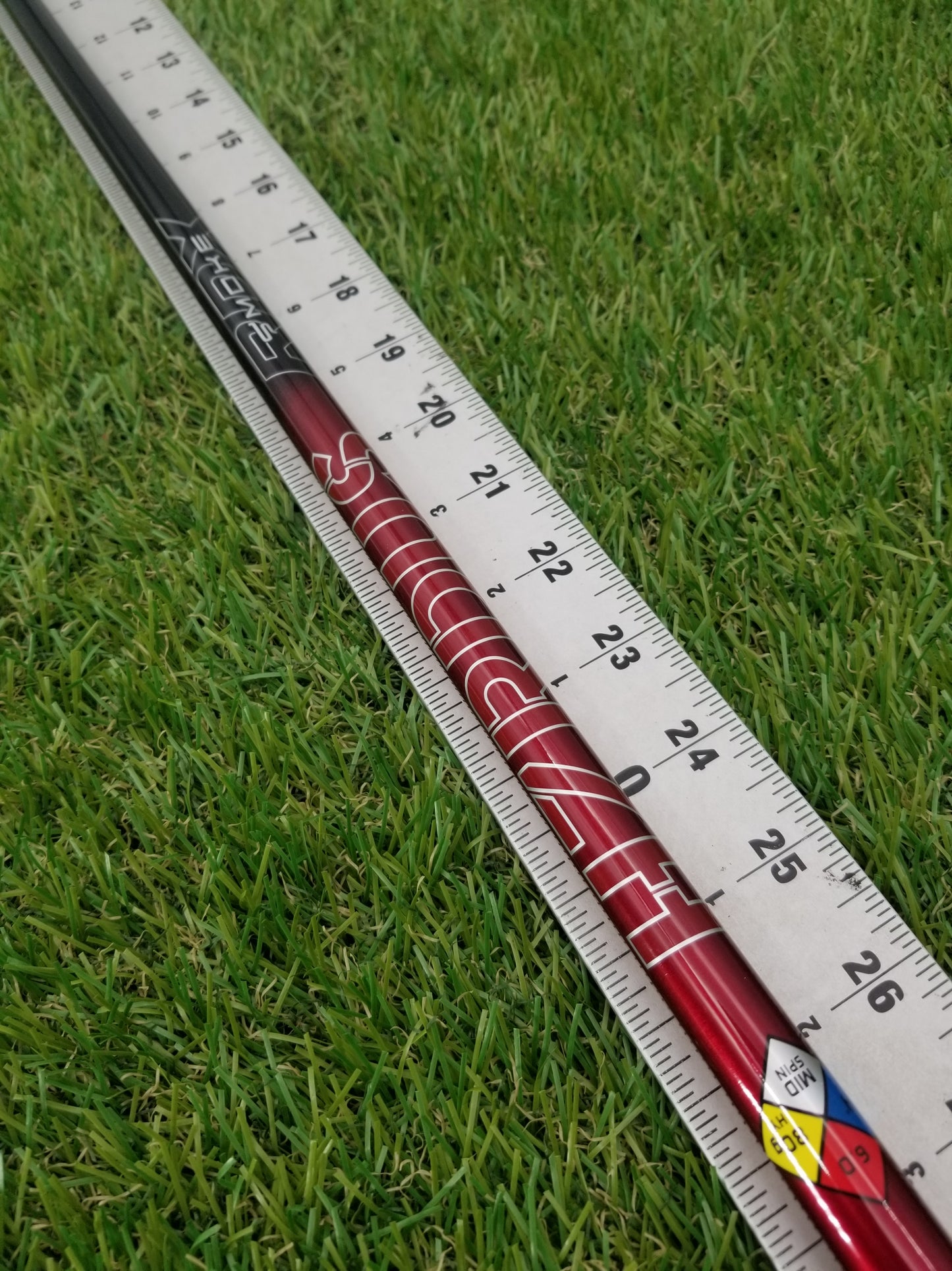 PROJECT X HZRDUS SMOKE RED RDX HYBRID SHAFT STIFF 80G PING TIP 39.5" VERYGOOD