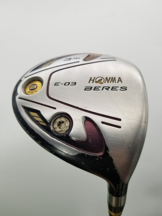 HONMA BERES E-03 3 STAR 3 WOOD 16* LADIES ARMRQ 8 FAIR