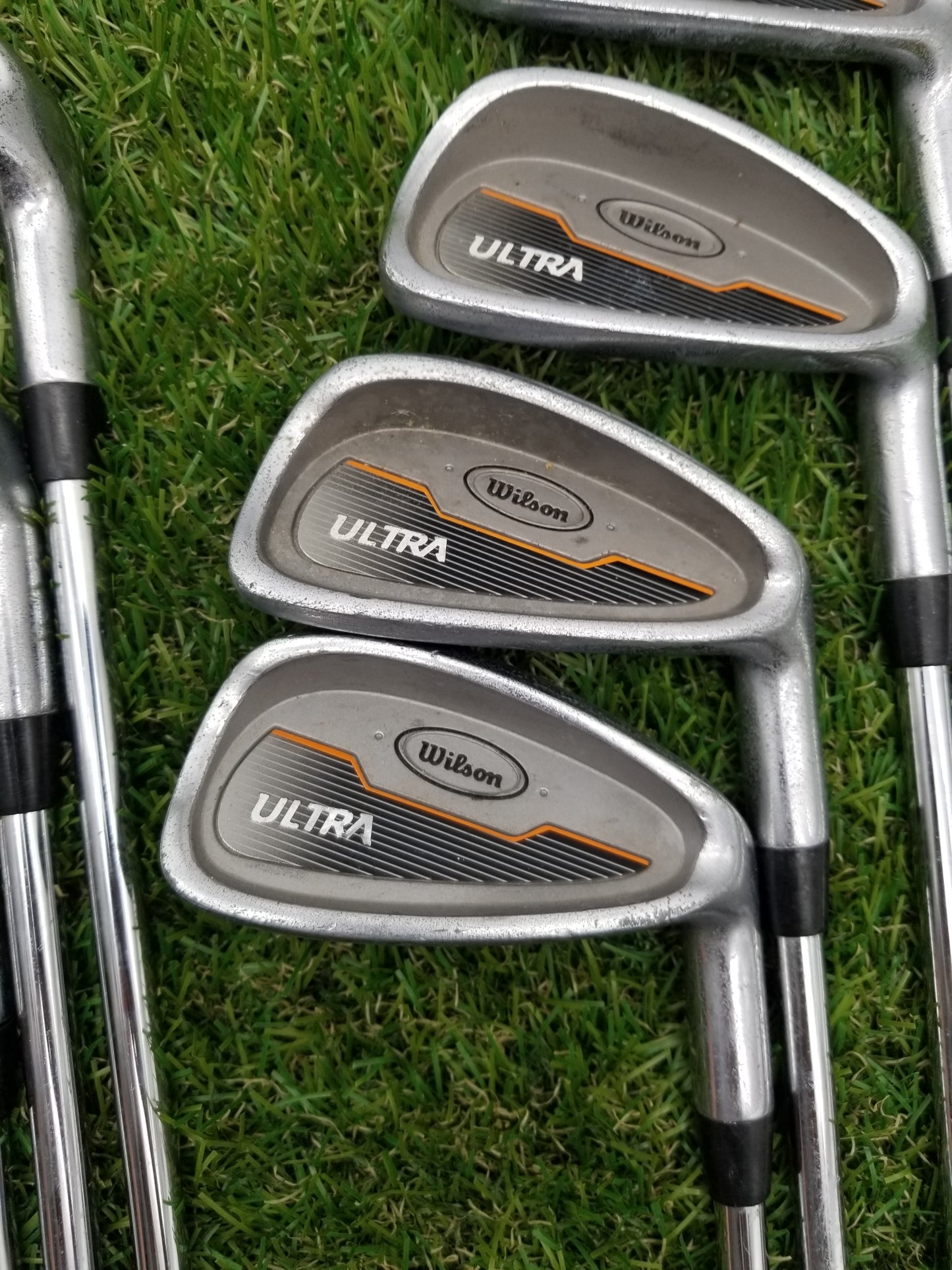 WILSON ULTRA IRON SET 5-PW,SW STIFF STEEL SHAFT GOOD