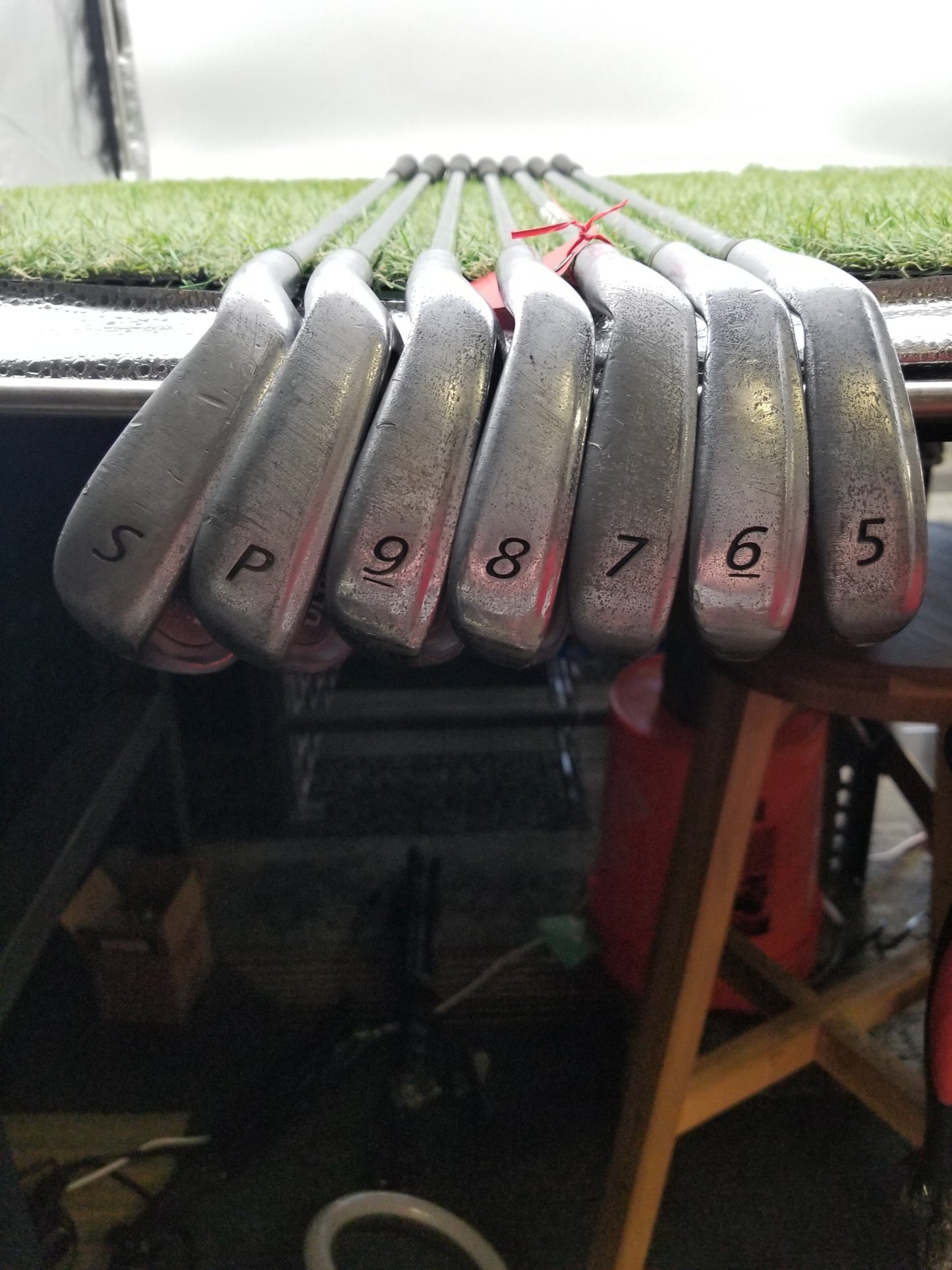 WILSON ULTRA IRON SET 5-PW,SW STIFF STEEL SHAFT GOOD