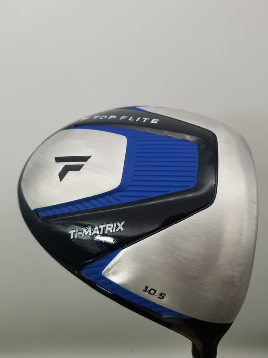 TOP FLITE TI-MATRIX XL DRIVER 10.5* MENS FLEX 44" +HC VERYGOOD