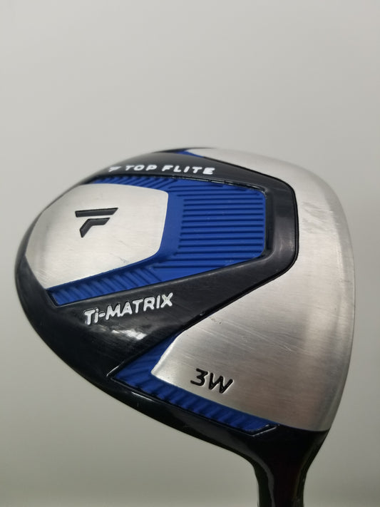 TOP FLITE TI-MATRIX XL 3 WOOD MENS FLEX 43.5" +HC VERYGOOD