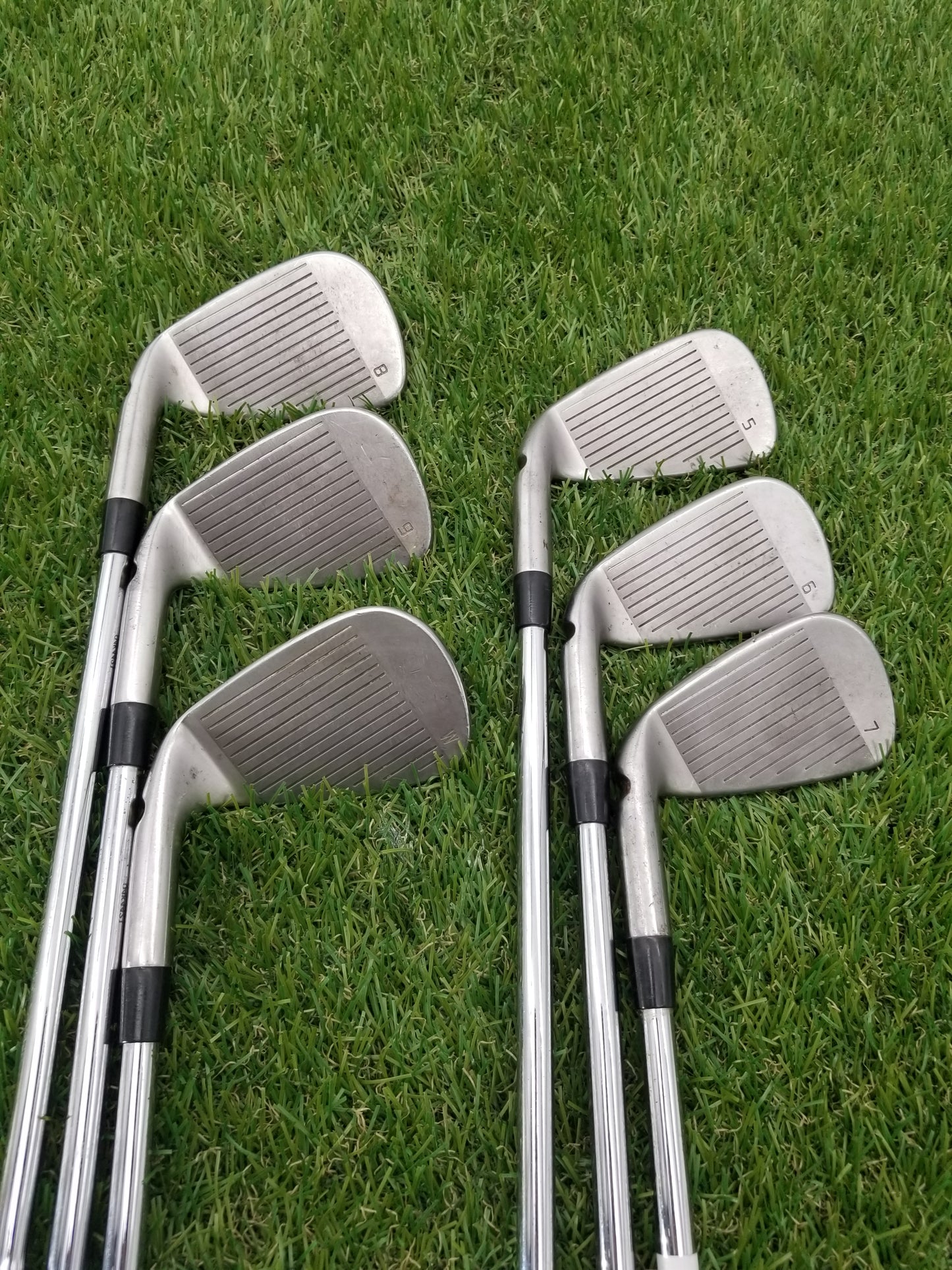 2015 PING I SERIES E1 IRON SET 5-PW STIFF PING AMT 2.0 BLACK DOT FAIR