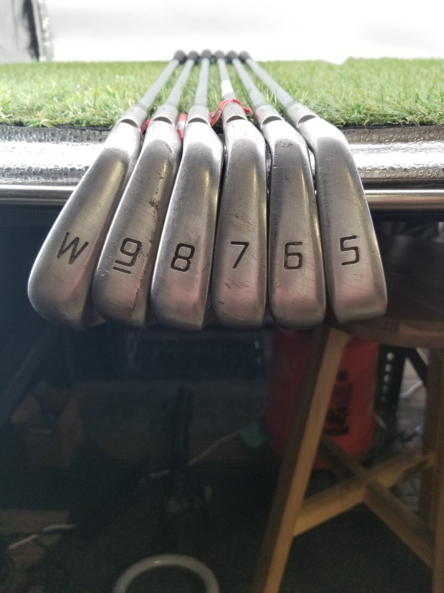 2015 PING I SERIES E1 IRON SET 5-PW STIFF PING AMT 2.0 BLACK DOT FAIR