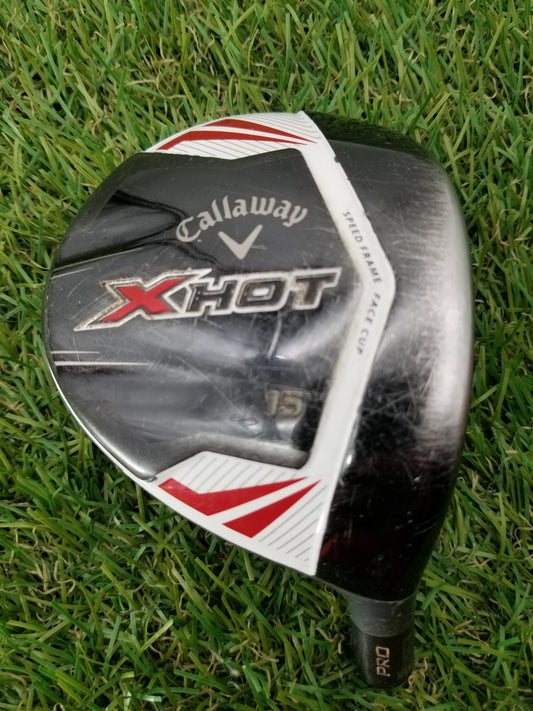 2013 CALLAWAY X HOT PRO FAIRWAY WOOD 15* CLUBHEAD ONLY FAIR