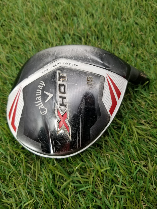 2013 CALLAWAY X HOT PRO FAIRWAY WOOD 15* CLUBHEAD ONLY FAIR