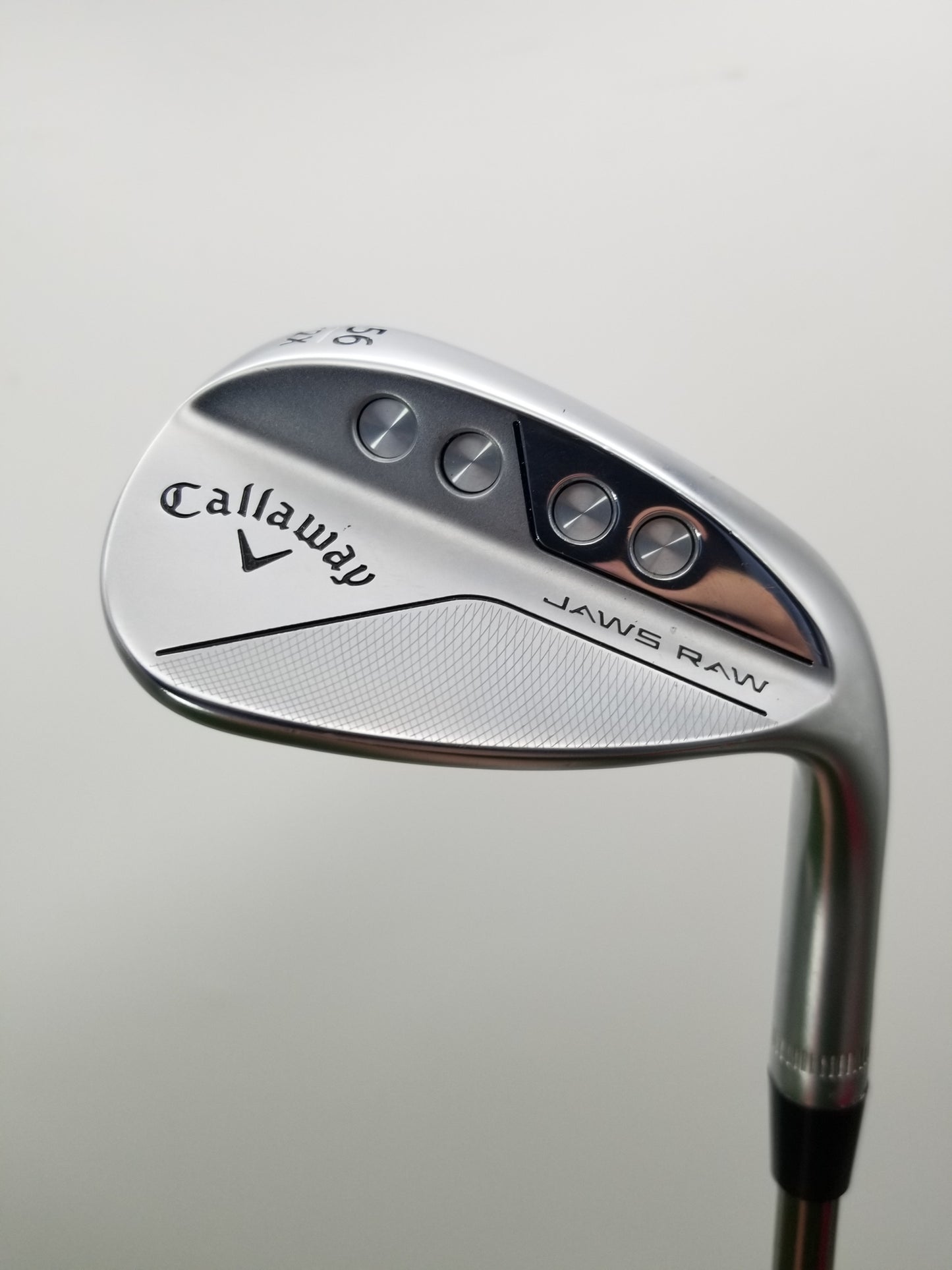 2023 CALLAWAY JAWS RAW WEDGE 56/12X LADIES UST RECOIL WEDGE 34.5" DEMO