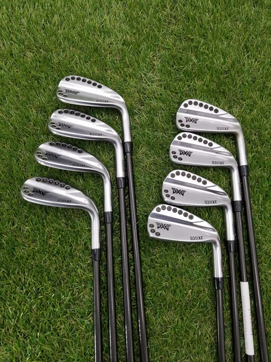 2018 PXG 0311XF GEN2 CHROME IRON SET 6-PW,GW,SW SENIOR AEROTECH VOLANT GOOD