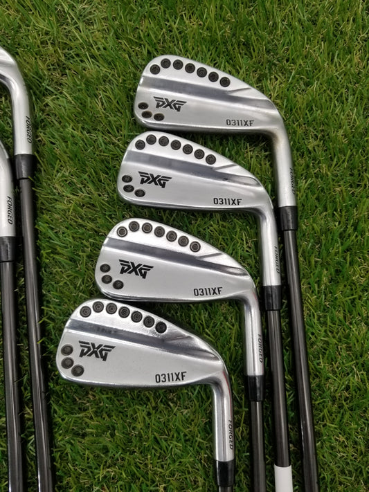 2018 PXG 0311XF GEN2 CHROME IRON SET 6-PW,GW,SW SENIOR AEROTECH VOLANT GOOD