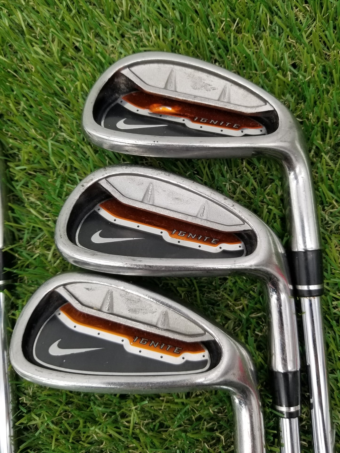 2007 NIKE IGNITE IRON SET 4-PW UNIFLEX TRUE TEMPER STEEL GOOD