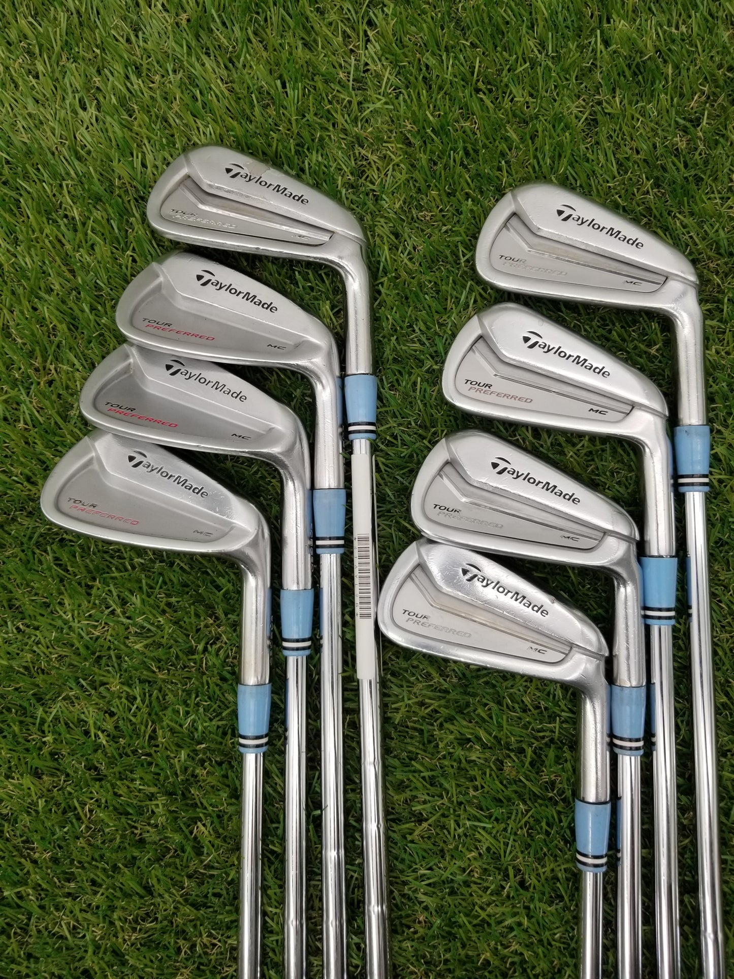 2014 TAYLORMADE TP MC IRON SET 3-PW EXTRA STIFF KBS 130 FAIR