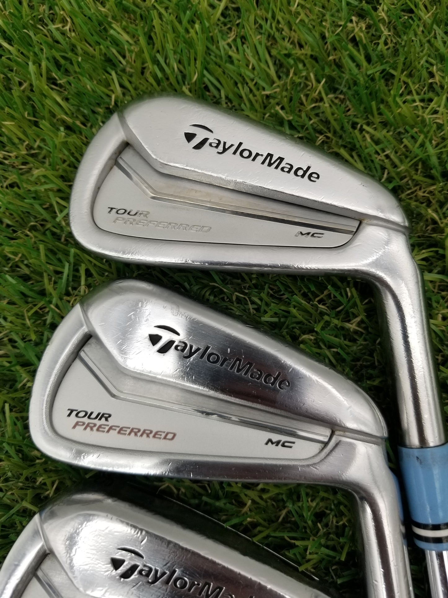 2014 TAYLORMADE TP MC IRON SET 3-PW EXTRA STIFF KBS 130 FAIR