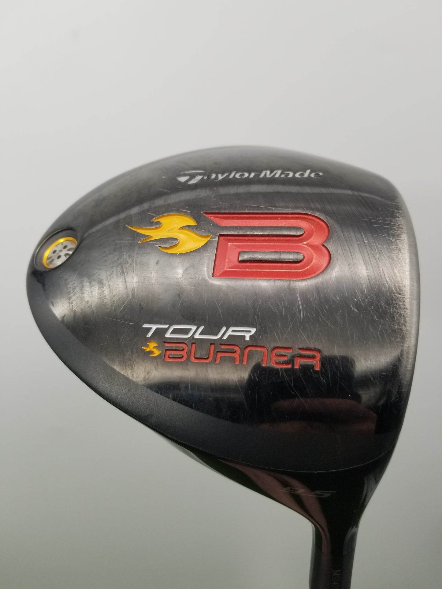 2008 TAYLORMADE TOUR BURNER DRIVER 9.5* REGULAR FUJIKURA REAX 45" GOOD