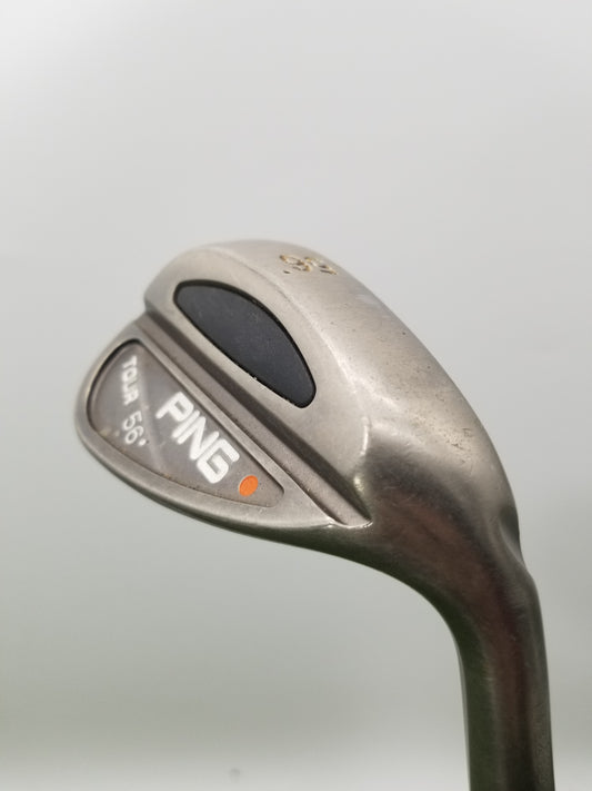 PING TOUR BLACK NICKEL WEDGE 56* STIFF DYNAMIC GOLD S300 35" GOOD