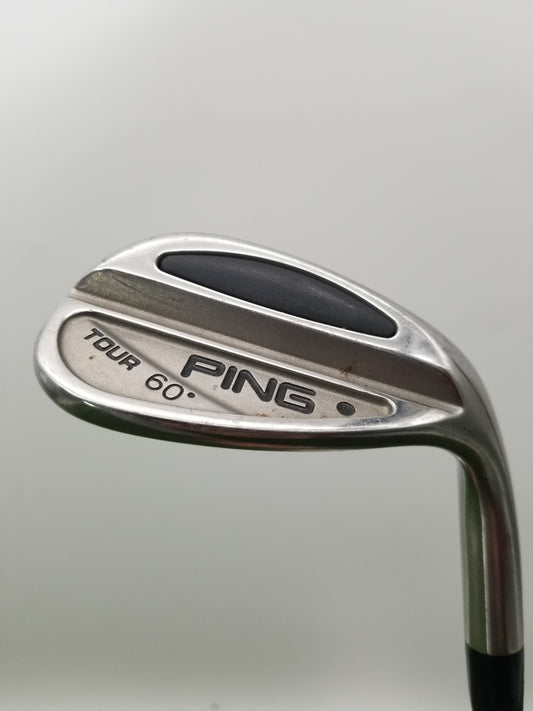 PING TOUR BLACK NICKEL WEDGE 60* STIFF STEEL SHAFT 35" FAIR