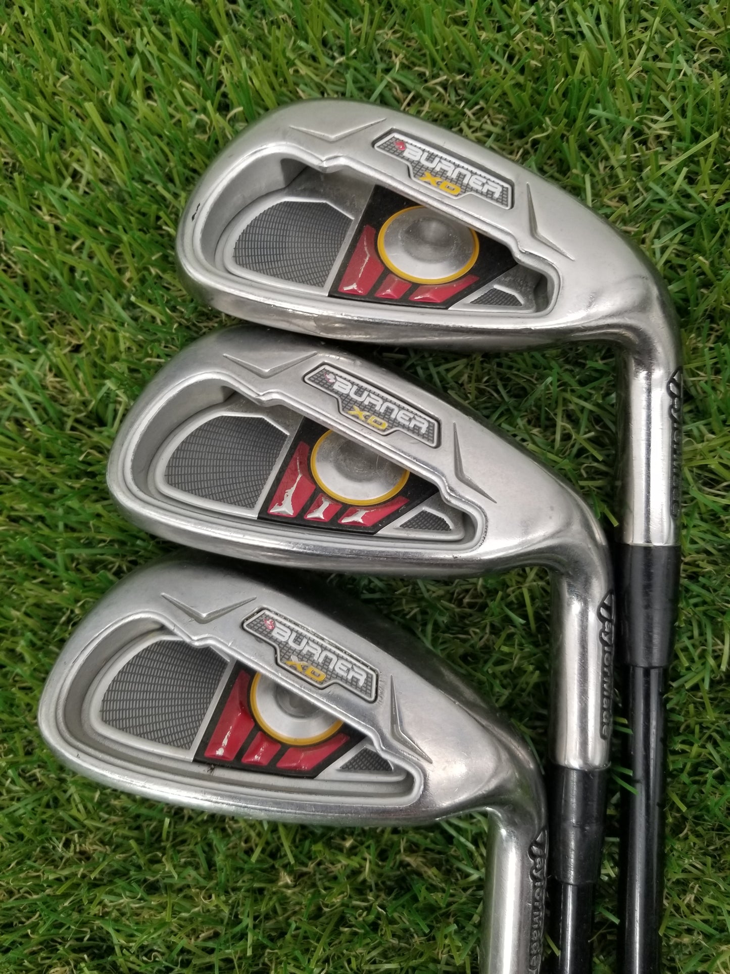 TAYLORMADE BURNER XD IRON SET 5-PW STIFF FUJIKURA FIT ON 160I FAIR