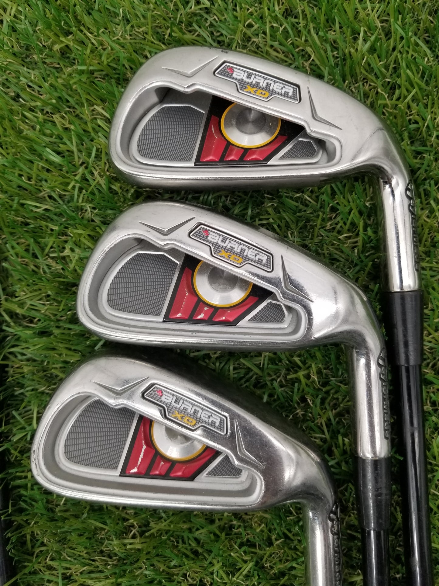 TAYLORMADE BURNER XD IRON SET 5-PW STIFF FUJIKURA FIT ON 160I FAIR