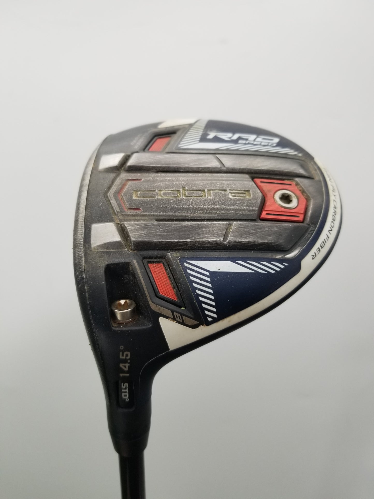 LEFTY 2021 COBRA KING RADSPEED 3 WOOD 14.5* STIFF HZRDUS GEN4 BLACK 70G GOOD